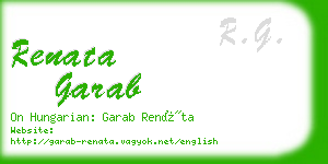 renata garab business card